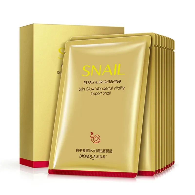 BIOAQUA Snail Whitening Nourishing Moisturizing Mask