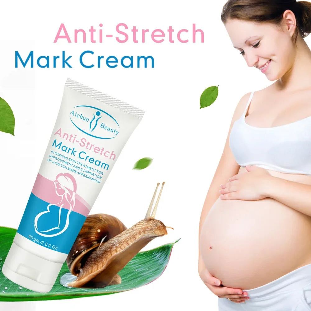 Snail Cream Removes Stretch Marks from Postpartum Obesity-  Firming Body Cream